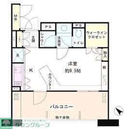パティオス3番街(ワンルーム/3階)の間取り写真