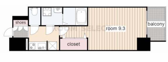 S-RESIDENCE鶴舞II(1K/3階)の間取り写真