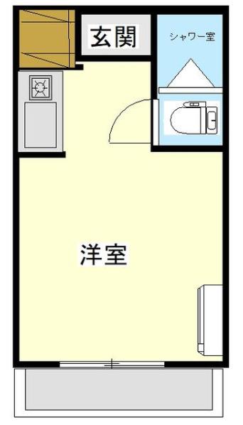 メゾンドドリーム(ワンルーム/3階)の間取り写真