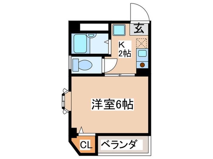 BELLE・VIE・COURT(1K/3階)の間取り写真