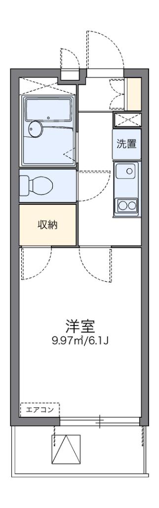 レオパレス アーク(1K/3階)の間取り写真