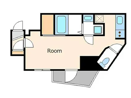 ル・リオン西新宿(1K/7階)の間取り写真