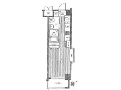 フェニックス吉祥寺アヴァンティーク(1K/2階)の間取り写真