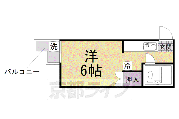 LAMAISONTOMISAKA(1K/2階)の間取り写真