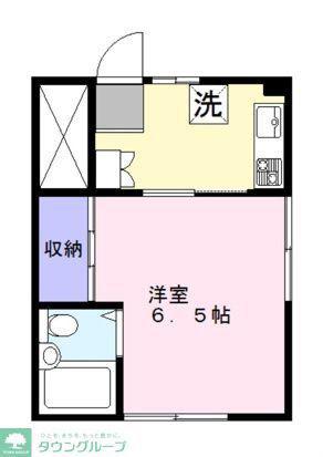 ソラーナ高円寺(1K/1階)の間取り写真