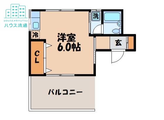 プラスドゥカネガエ(ワンルーム/7階)の間取り写真