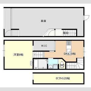 REGA松江(1DK/1階)の間取り写真