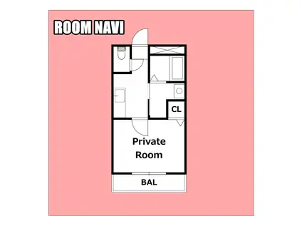 ティラーノ藍住II2号棟(1K/1階)の間取り写真