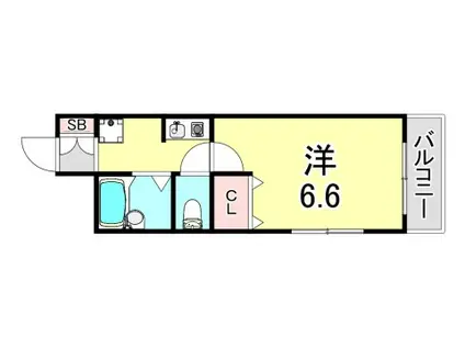 アバンティ片山(1K/3階)の間取り写真