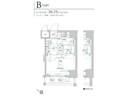 LEA MARKS横濱東館(1K/5階)の間取り写真