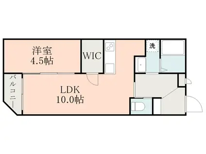 CRAFT(1LDK/5階)の間取り写真