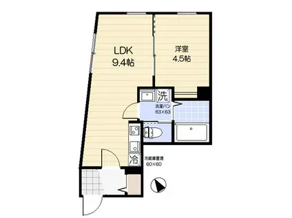 PEDIO-Y(1LDK/2階)の間取り写真