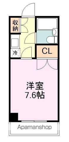 アーバン川内(1K/1階)の間取り写真