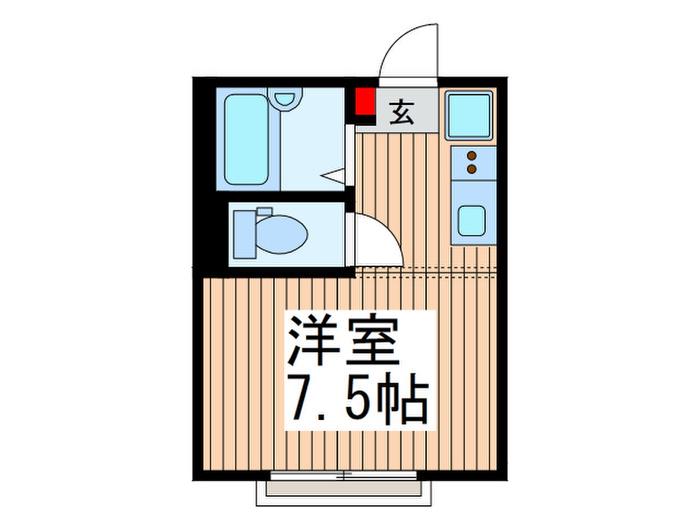 AZEST-RENT西川口(ワンルーム/2階)の間取り写真
