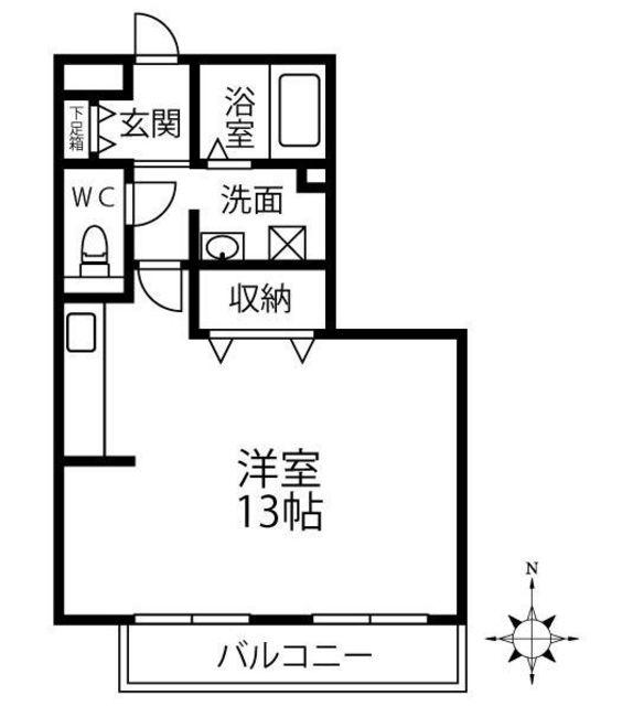 セジュール井草 II棟(ワンルーム/3階)の間取り写真