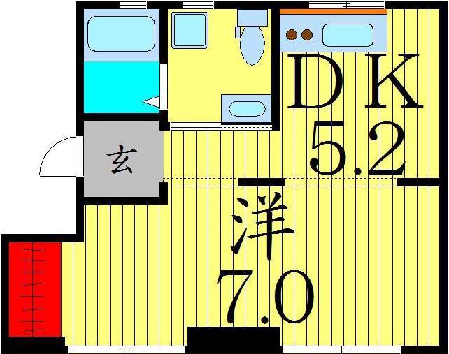 いろどりの杜 -HANDS-ON VILLAGE-(1DK/2階)の間取り写真