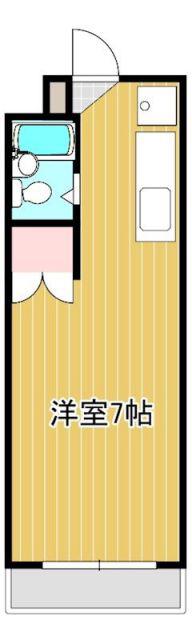 ANNIVERSARY竜洋(ワンルーム/3階)の間取り写真
