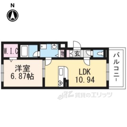 ホルツカステンデァフロイデ(1LDK/3階)の間取り写真