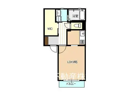 シャーメゾンN3(ワンルーム/2階)の間取り写真