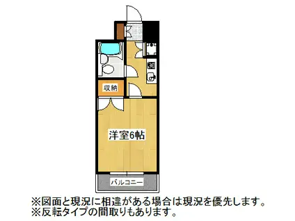 センチュリー鴻巣第一(1K/5階)の間取り写真