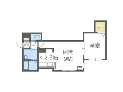 プレシューズ平岸(1LDK/2階)の間取り写真