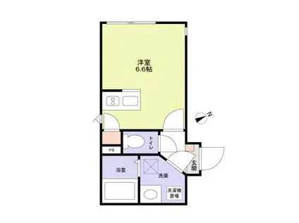 SOLANA EGASAKI(ワンルーム/2階)の間取り写真