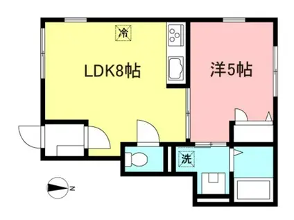 レトアハーモニー(1LDK/1階)の間取り写真