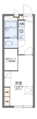 レオパレスブリリアント(1K/2階)の間取り写真
