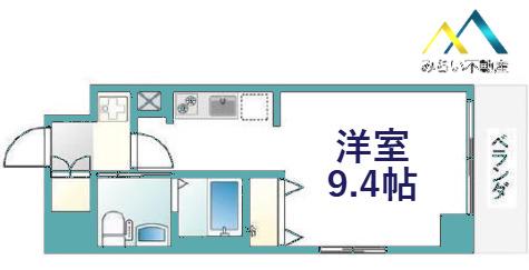 HUMAN RESIDENCE(ワンルーム/2階)の間取り写真
