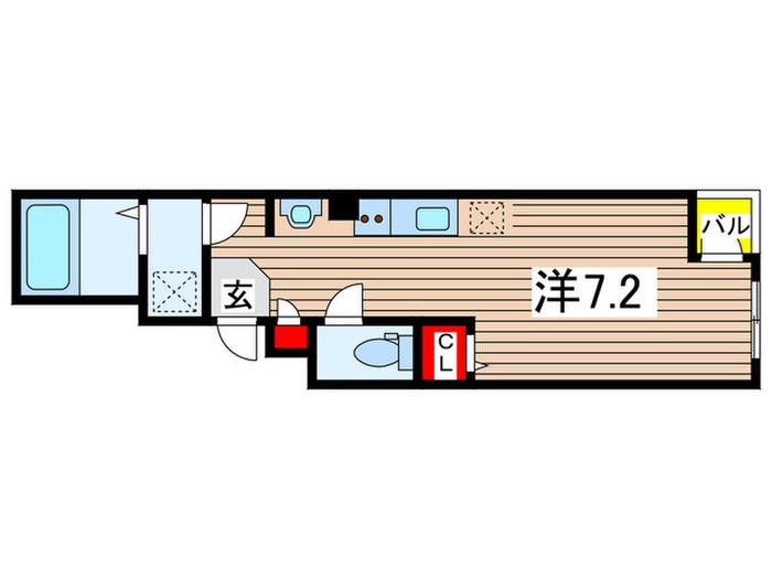寿マンション(ワンルーム/4階)の間取り写真