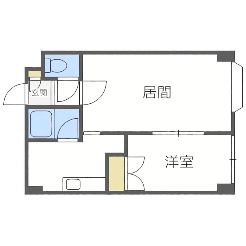 INOVE札幌南4条(1LDK/3階)の間取り写真