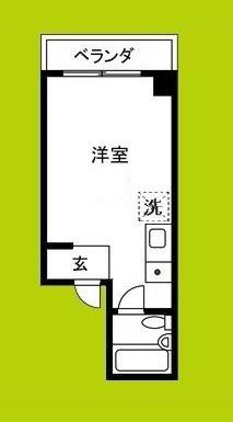 SEIKAビル(ワンルーム/3階)の間取り写真