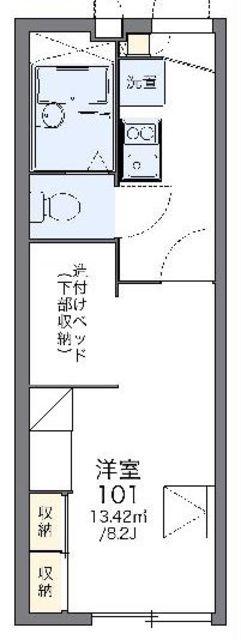 レオパレスPARTIRE(1K/2階)の間取り写真