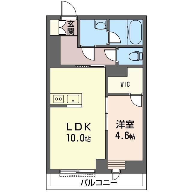 PREMIAS(1LDK/2階)の間取り写真