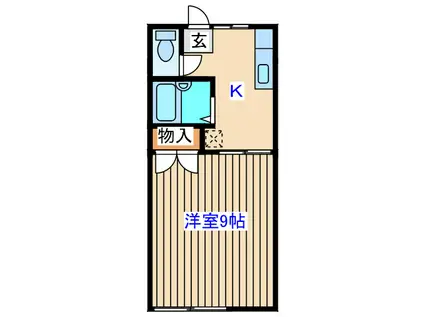 メゾネット泉(1K/1階)の間取り写真