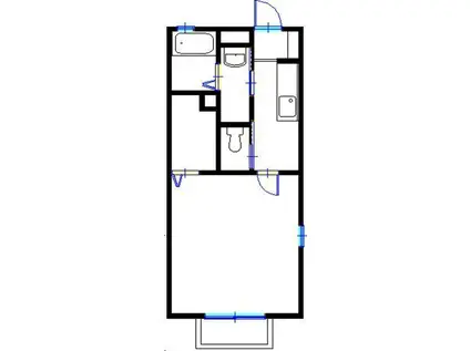 コンフォートテクノIII(1K/2階)の間取り写真