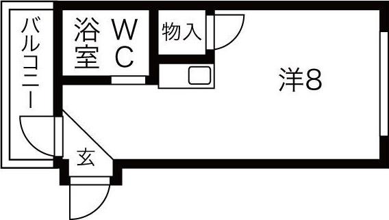 JOIE MAISON(ワンルーム/4階)の間取り写真