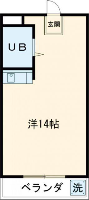 ブエナビスタ伊賀(ワンルーム/5階)の間取り写真