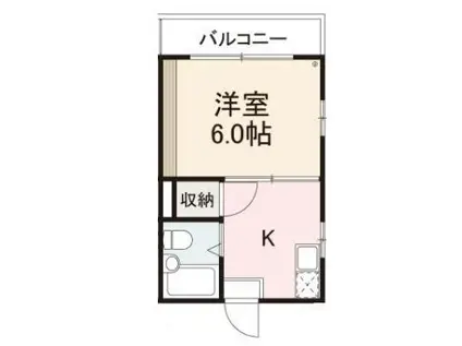 コート松島II(1K/3階)の間取り写真