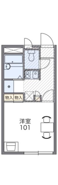 レオパレスGREEN VIEW(1K/2階)の間取り写真