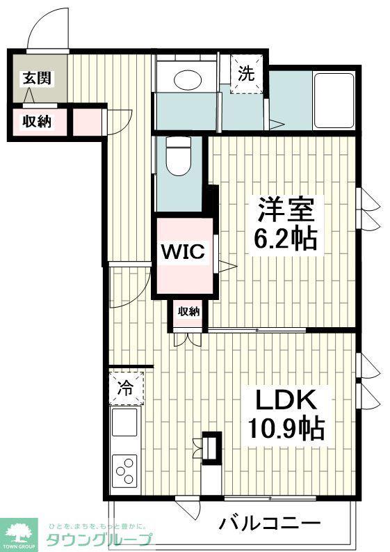 EMINENCE EDAKITAエミネンス荏田北(1LDK/2階)の間取り写真