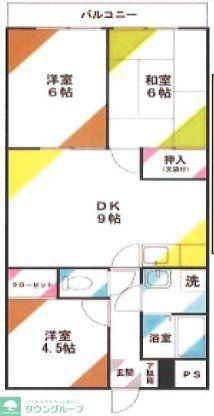 ファザーズマンション(3DK/2階)の間取り写真