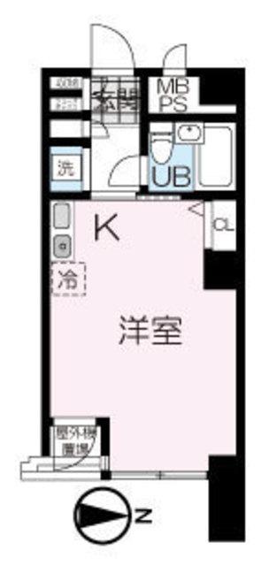 ライオンズマンション青葉通第2(ワンルーム/3階)の間取り写真