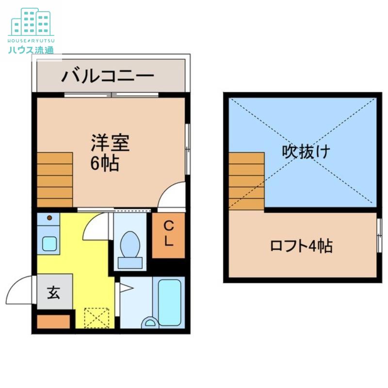 エーワン東小島(1K/3階)の間取り写真
