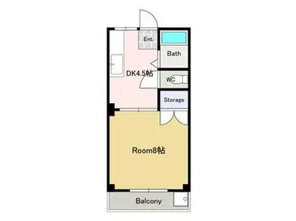 高光ハイツ I(1K/1階)の間取り写真