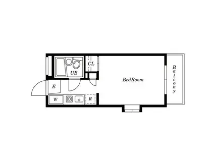 クリオ新子安弐番館(1K/2階)の間取り写真