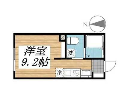 LIGERE尾久(ワンルーム/3階)の間取り写真