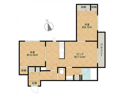 ROYAL MAISON茨木(2LDK/3階)の間取り写真