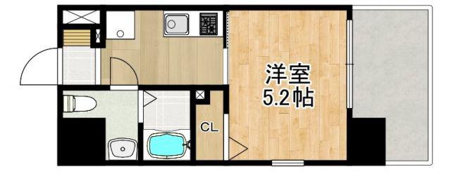MODERN PALAZZO諫早駅前(1K/12階)の間取り写真