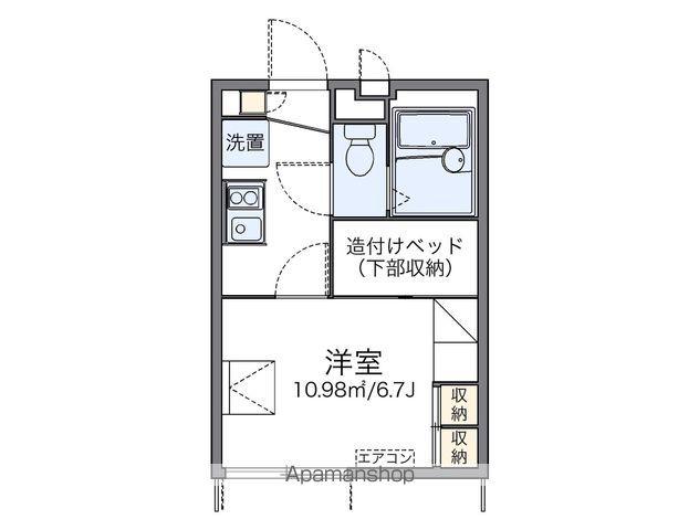 レオパレスカズ(1K/1階)の間取り写真